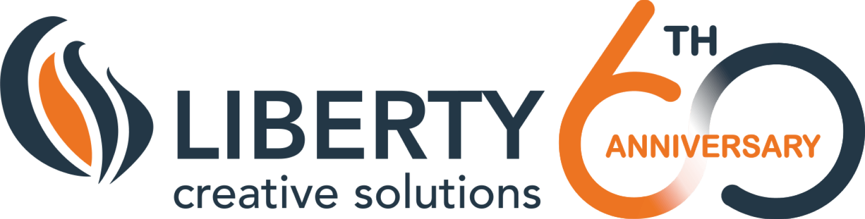 Liberty Creative Solutions 60th Anniversary Logo